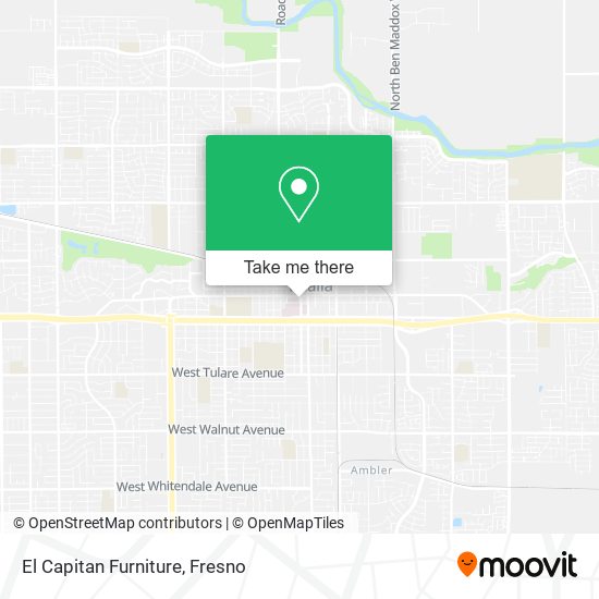 El Capitan Furniture map