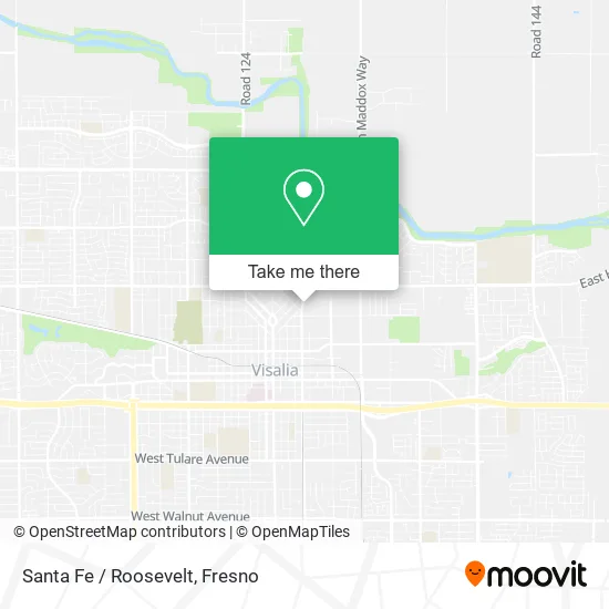 Santa Fe / Roosevelt map