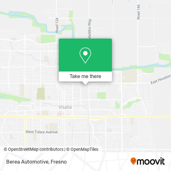 Berea Automotive map