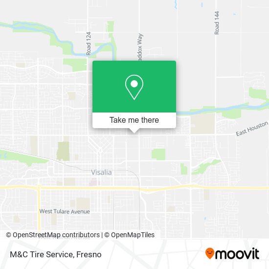 M&C Tire Service map