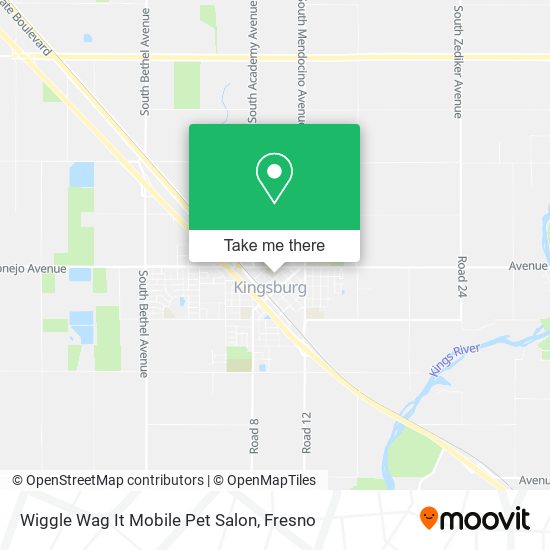 Wiggle Wag It Mobile Pet Salon map