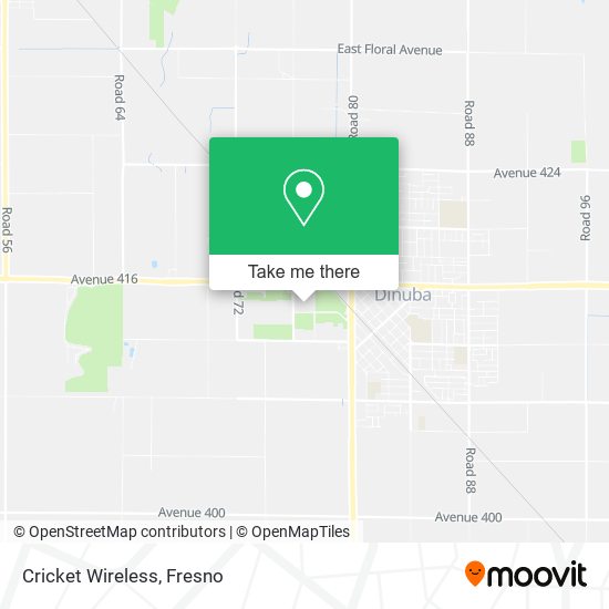 Mapa de Cricket Wireless