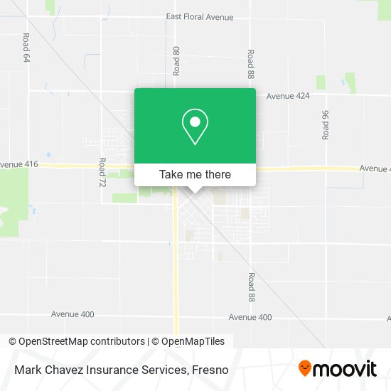 Mark Chavez Insurance Services map