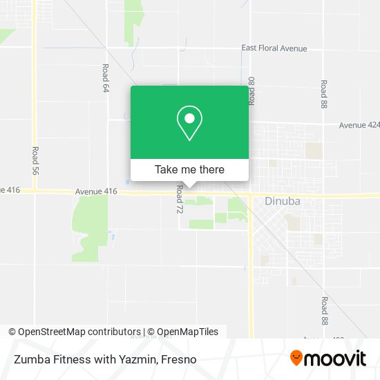 Zumba Fitness with Yazmin map