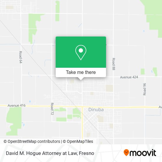 David M. Hogue Attorney at Law map