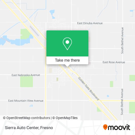 Sierra Auto Center map