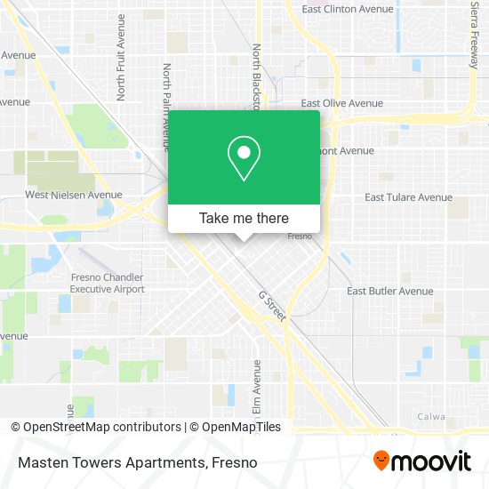 Masten Towers Apartments map