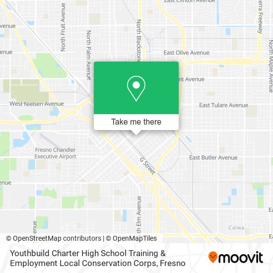 Youthbuild Charter High School Training & Employment Local Conservation Corps map