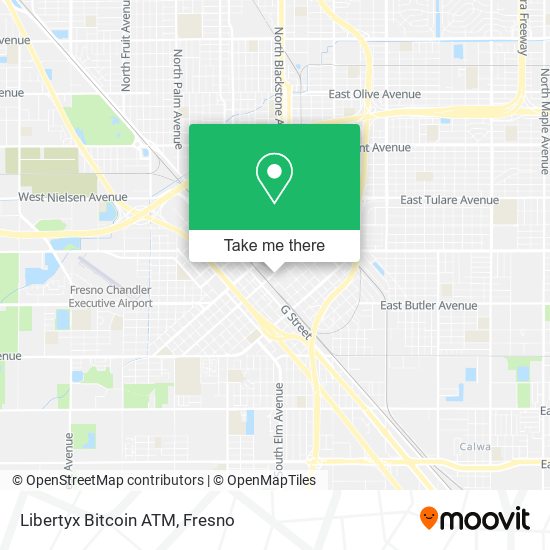 Mapa de Libertyx Bitcoin ATM