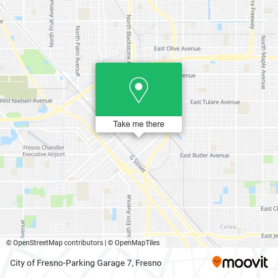 City of Fresno-Parking Garage 7 map