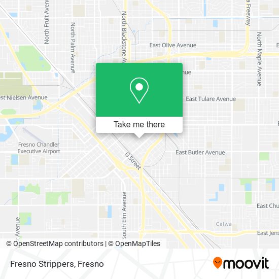 Fresno Strippers map