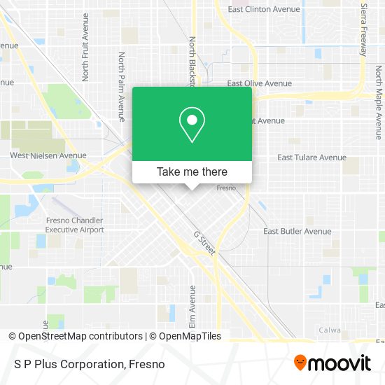 S P Plus Corporation map