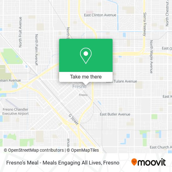 Fresno's Meal - Meals Engaging All Lives map