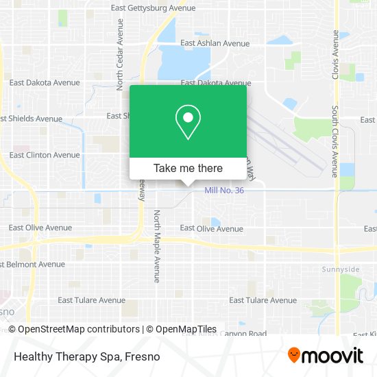 Mapa de Healthy Therapy Spa