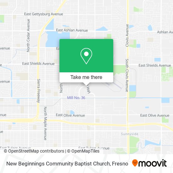 Mapa de New Beginnings Community Baptist Church