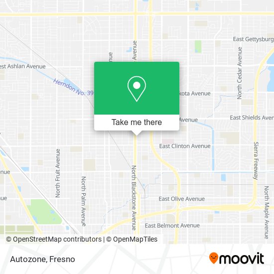 Autozone map