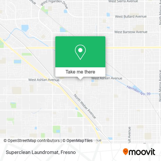 Superclean Laundromat map
