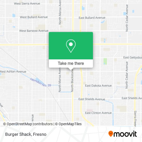 Burger Shack map