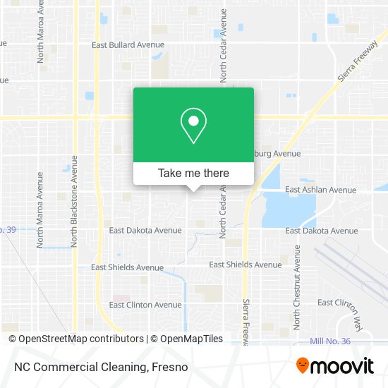 NC Commercial Cleaning map