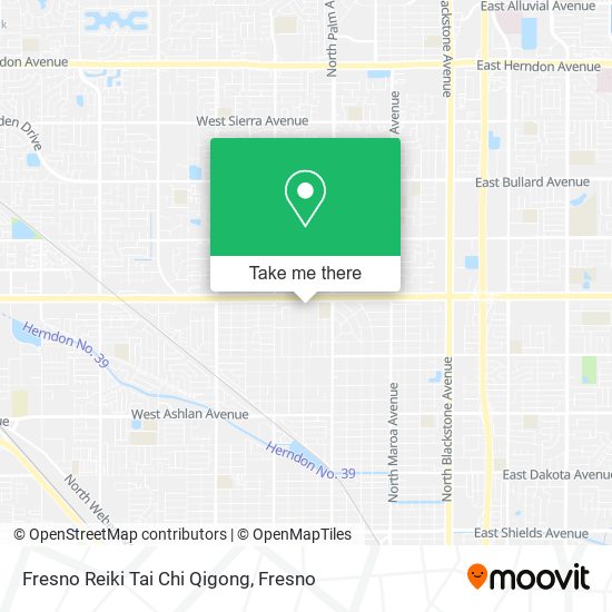 Fresno Reiki Tai Chi Qigong map