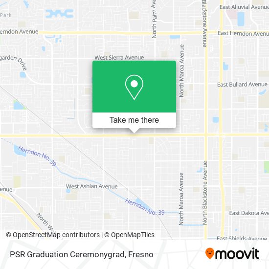 PSR Graduation Ceremonygrad map