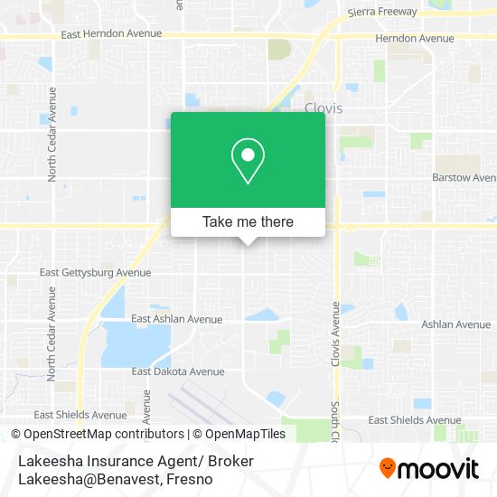 Lakeesha Insurance Agent/ Broker Lakeesha@Benavest map