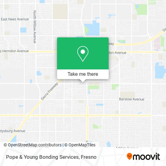 Mapa de Pope & Young Bonding Services