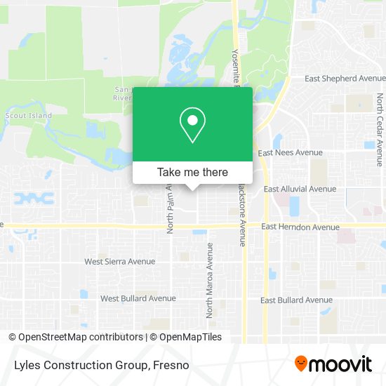 Lyles Construction Group map