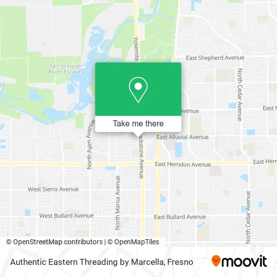 Authentic Eastern Threading by Marcella map