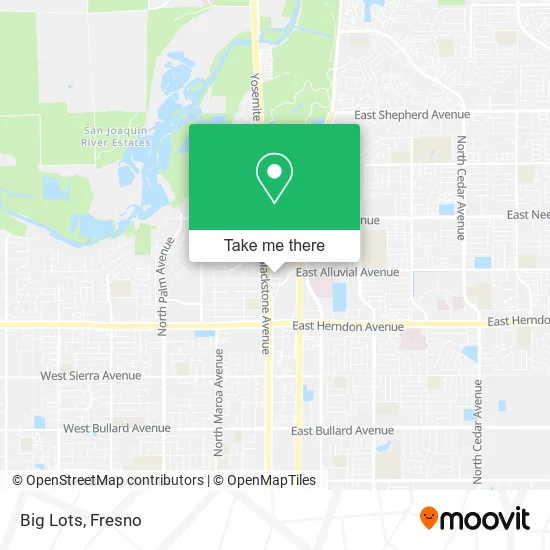 Big Lots map