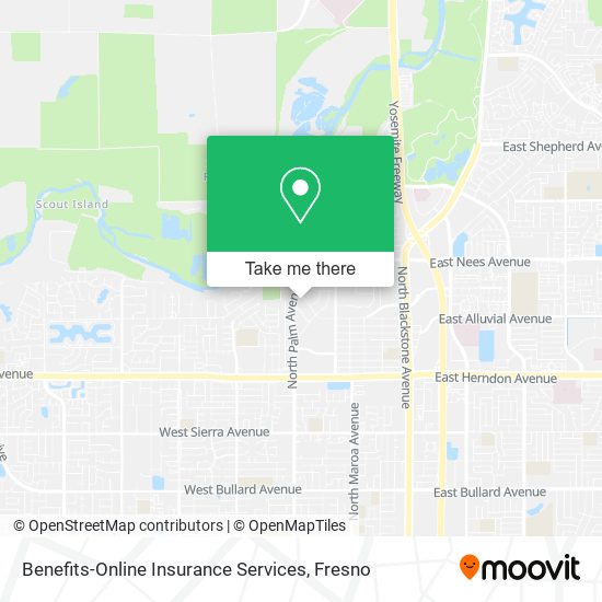 Benefits-Online Insurance Services map