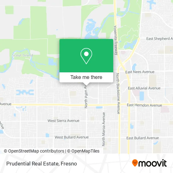 Mapa de Prudential Real Estate