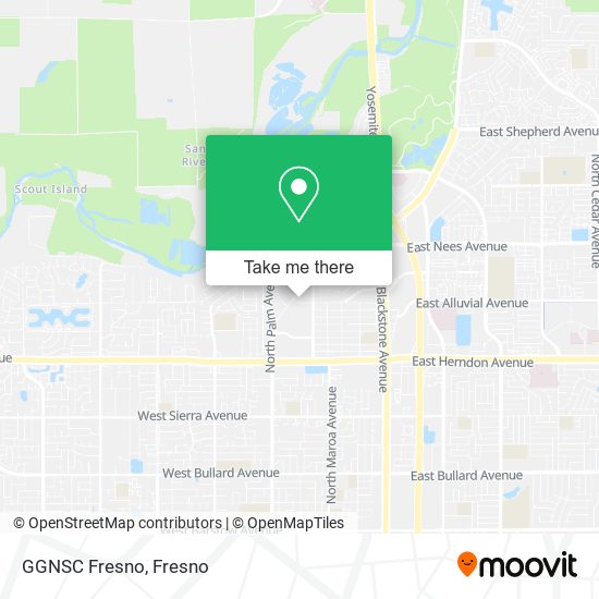 GGNSC Fresno map