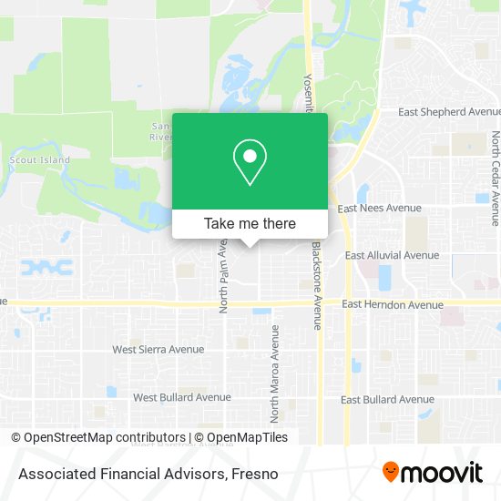 Associated Financial Advisors map