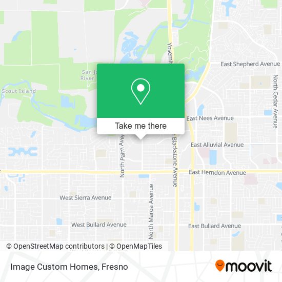 Image Custom Homes map