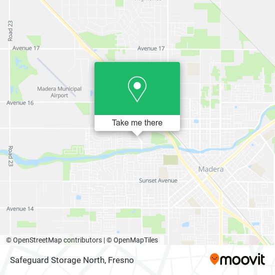 Safeguard Storage North map