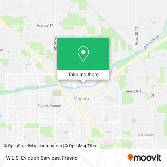 W.L.S. Eviction Services map