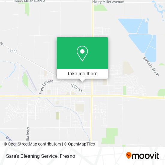 Sara's Cleaning Service map