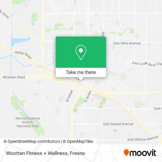 Wootten Fitness + Wellness map