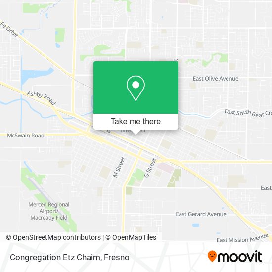 Congregation Etz Chaim map