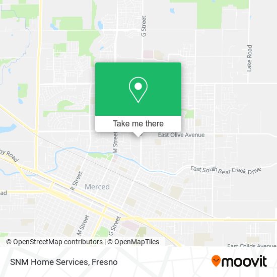 SNM Home Services map
