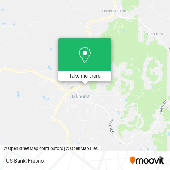 US Bank map