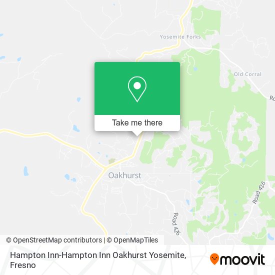 Mapa de Hampton Inn-Hampton Inn Oakhurst Yosemite