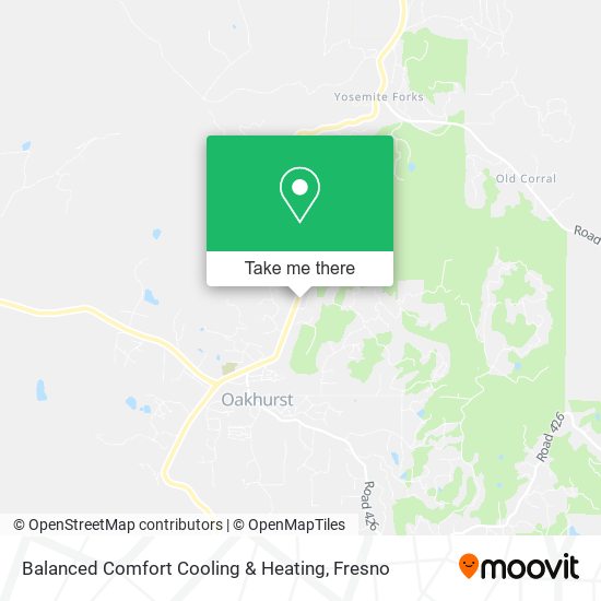 Mapa de Balanced Comfort Cooling & Heating