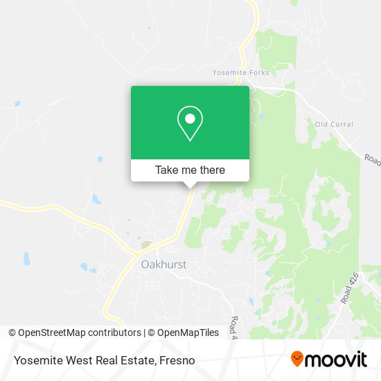 Yosemite West Real Estate map