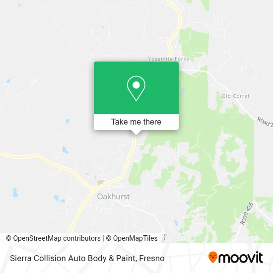 Sierra Collision Auto Body & Paint map