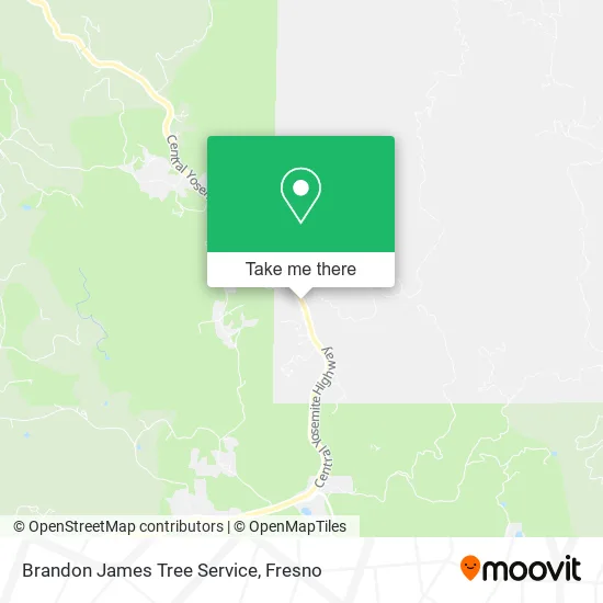 Brandon James Tree Service map