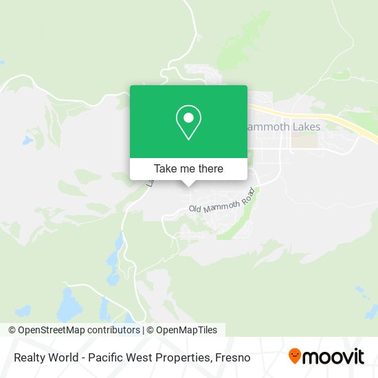 Realty World - Pacific West Properties map