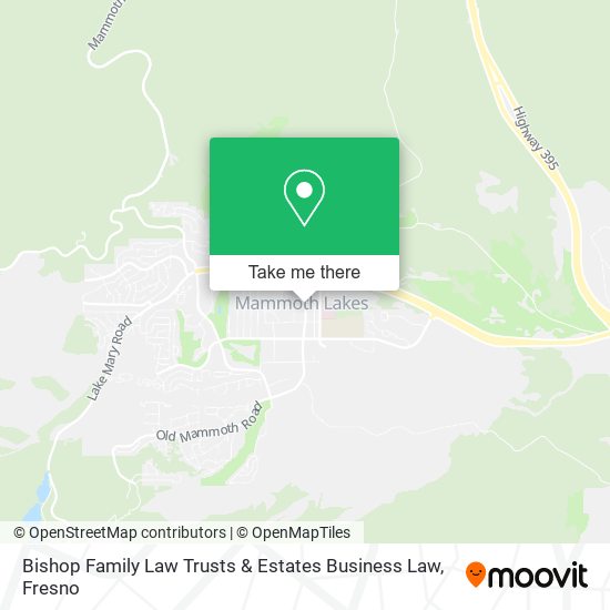 Mapa de Bishop Family Law Trusts & Estates Business Law