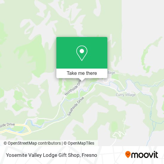 Mapa de Yosemite Valley Lodge Gift Shop